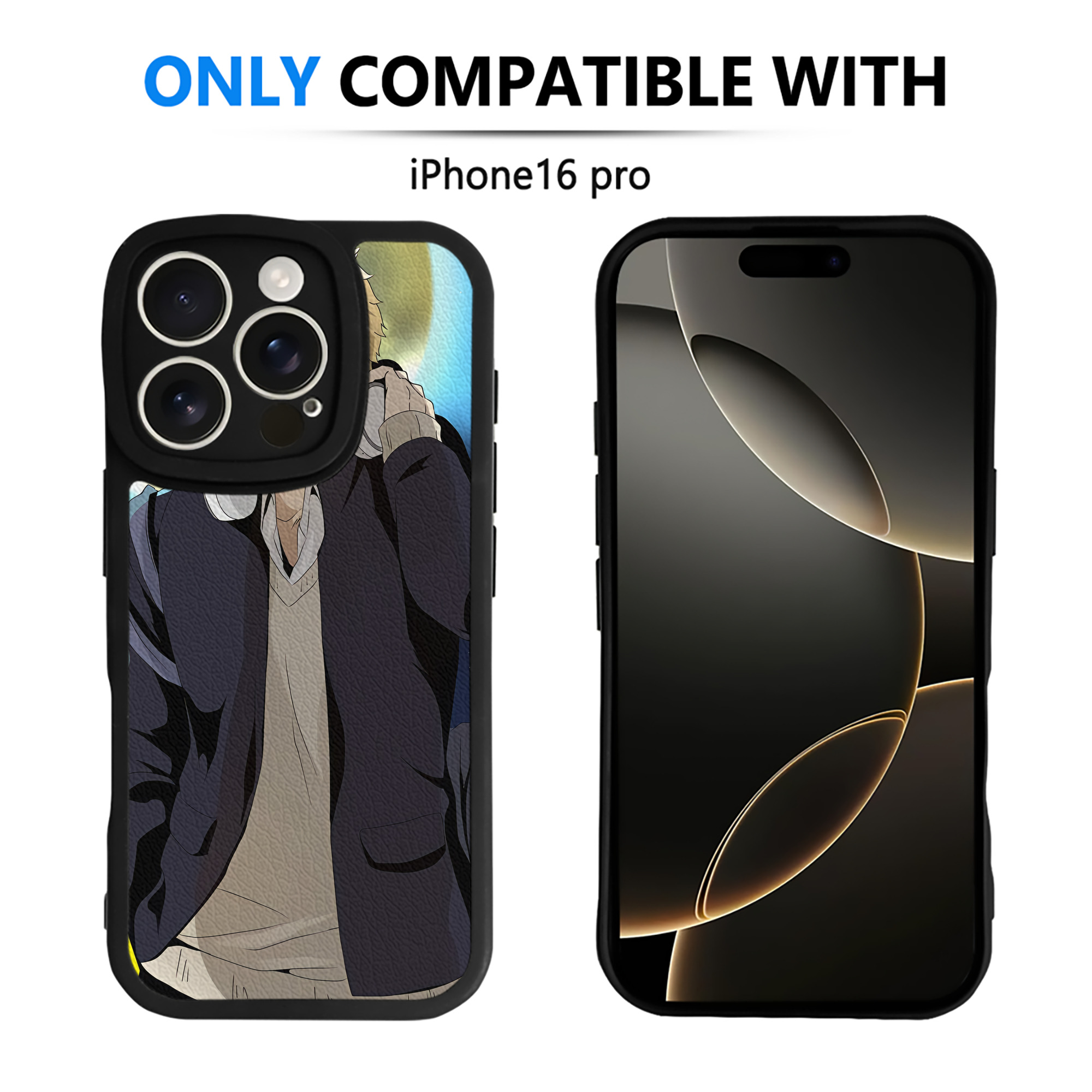 （画像用） ハイキュー!! Haikyu!! 【iPhone 16シリーズ対応】シリコンスマホケース（レザー調） 材質：シリコン